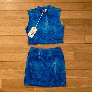 NWT! Y2k tie dye set